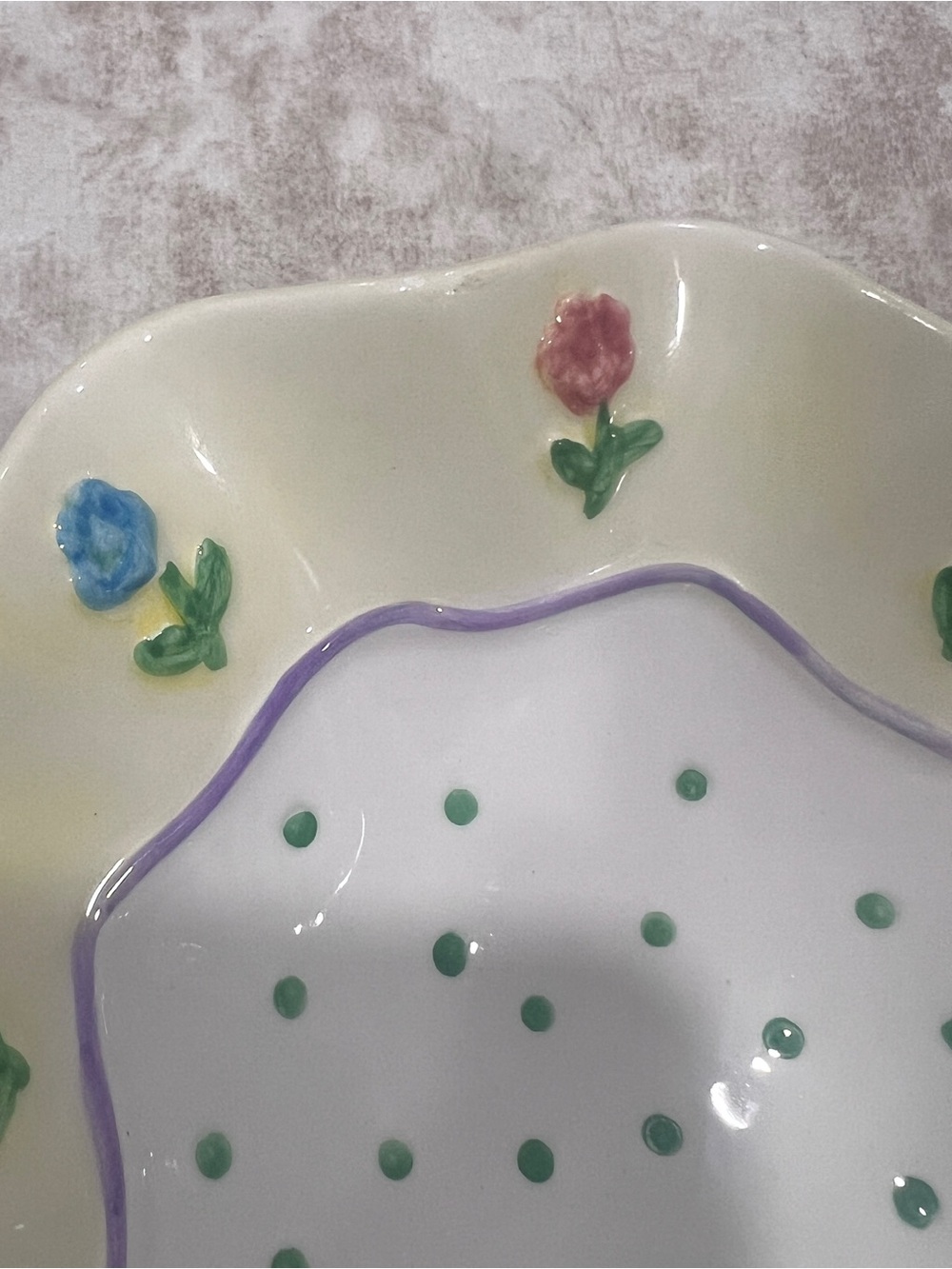 Vintage Mervyn’s Easter Parade Candy Dish Trinket - Picture 6 of 6